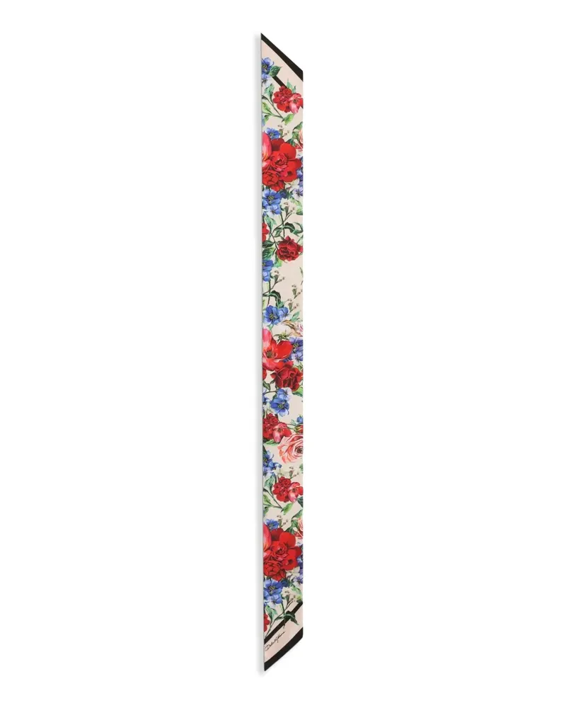 Dolce & Gabbana Einstecktuch mit Print - Schwarz Schwarz