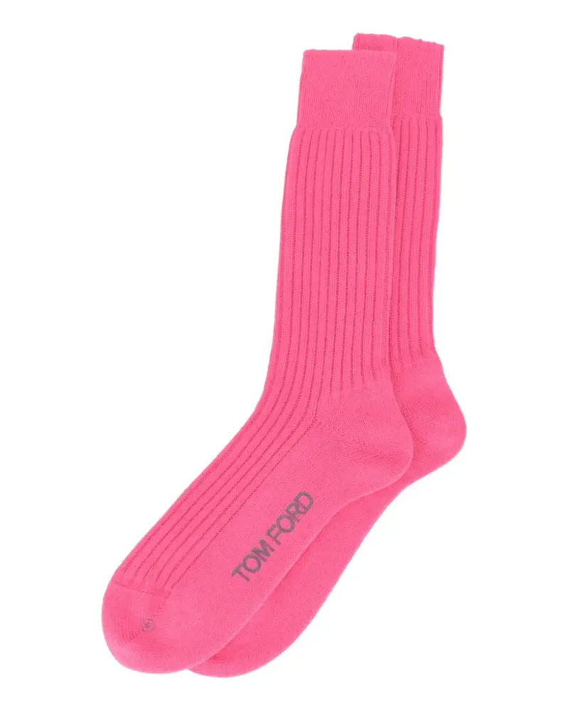 Tom Ford ribbed-knit socks - Rosa Rosa