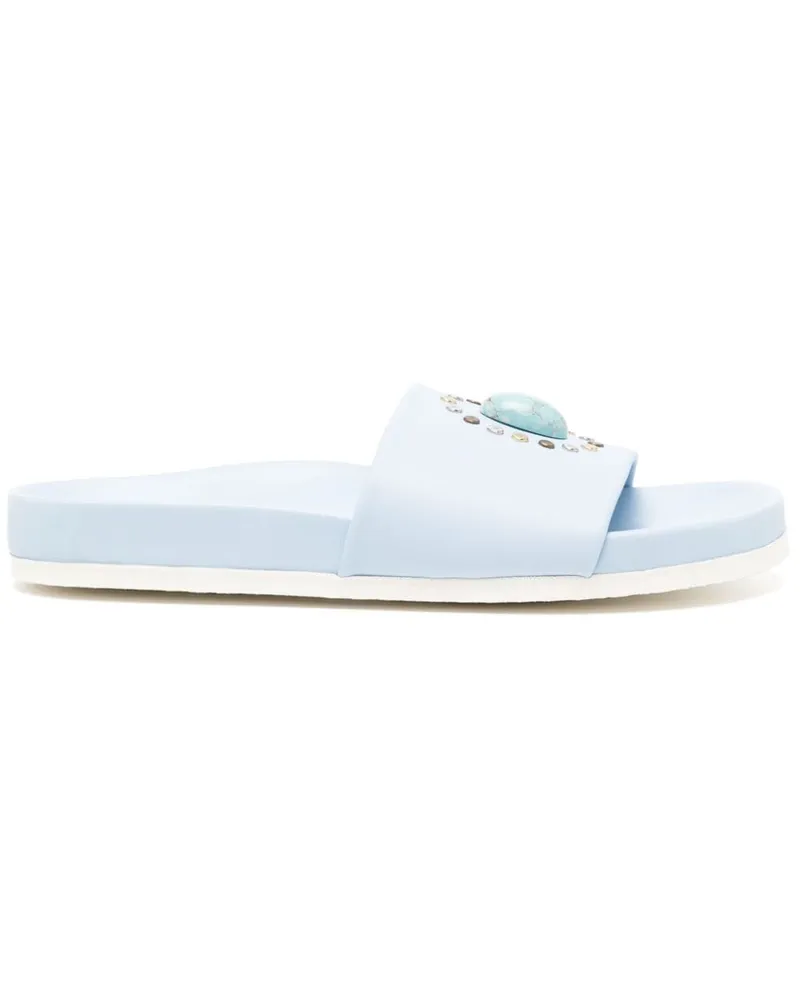 MADISON.MAISON Athena Sky Blue Open Toe Sandalen Blau