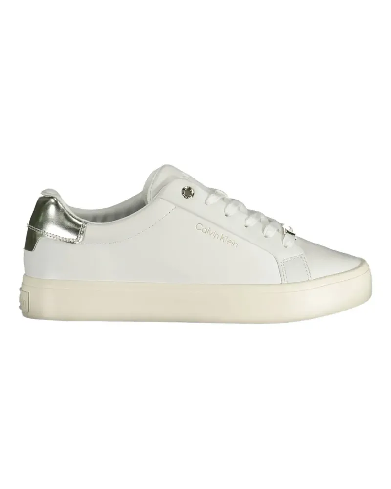 Calvin Klein Kaylee leather sneakers - Weiß Weiß