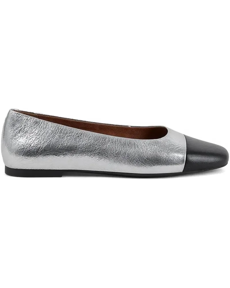 Vagabond Jolin Ballerinas im Metallic-Look - Silber Silber