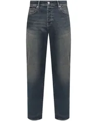 AllSaints Tapered-Jeans mit Logo-Patch Blau