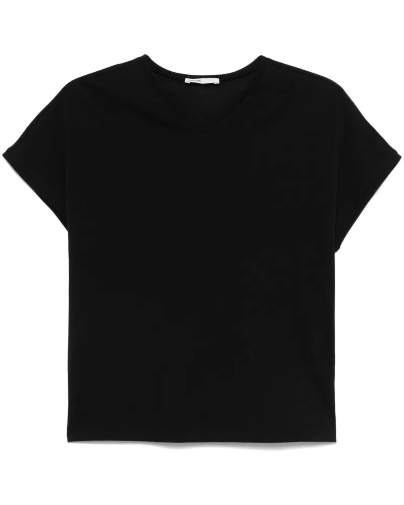 KHAITE Devra T-Shirt - Schwarz Schwarz
