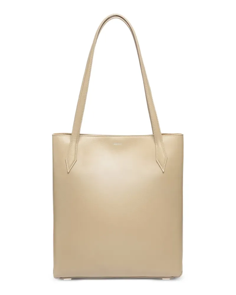 Vera Wang Mittelgroße Tote Bag aus Leder - Nude Nude