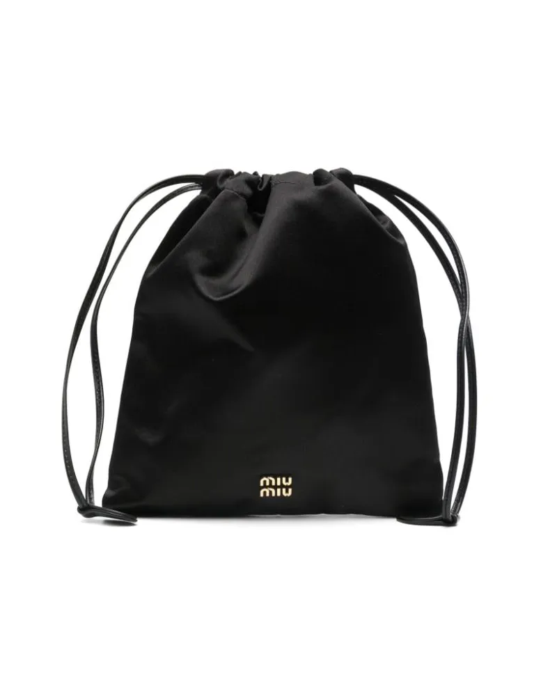 Miu Miu Duchess Clutch - Schwarz Schwarz