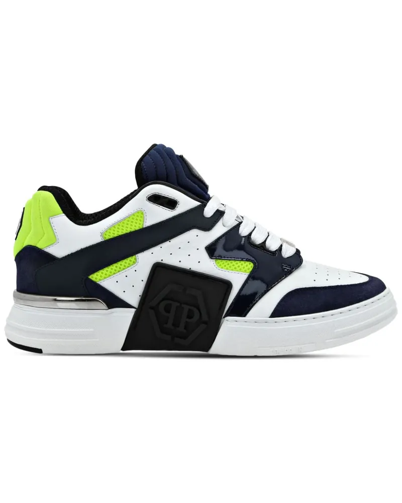 Philipp Plein Mix Sneakers mit Logo-Patch - Blau Blau