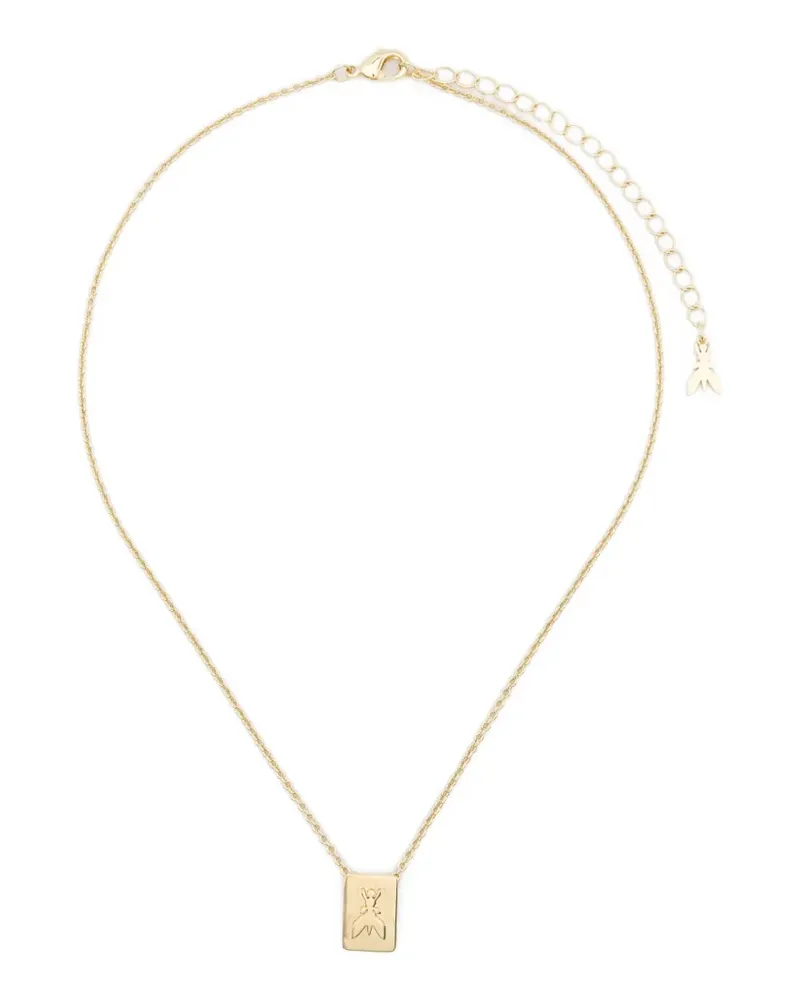 Patrizia Pepe fly-pendant necklace - Gold Gold
