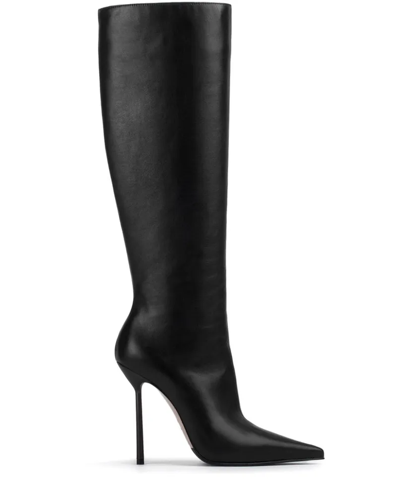 Le Silla Bella Stiefel mit spitzer Kappe 120mm - Schwarz Schwarz