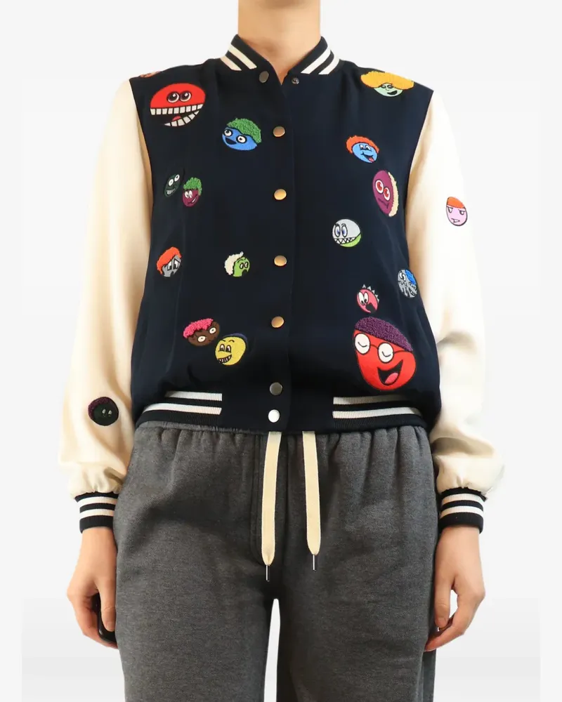 Mira Mikati Archive Monster bomber jacket - Blau Blau
