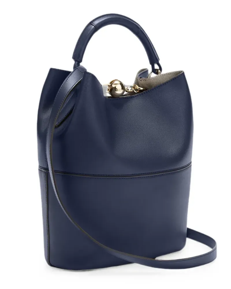 Furla Sfera Beuteltasche mit Kettendetail - Blau Blau