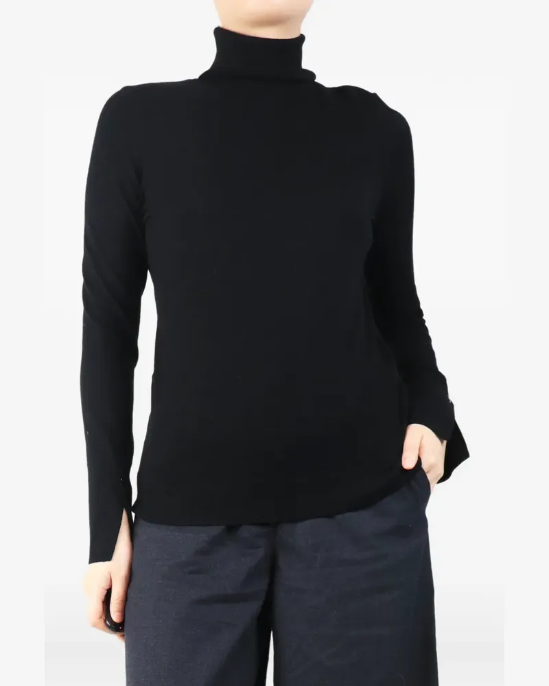 Bogner roll-neck knit sweater - Schwarz Schwarz