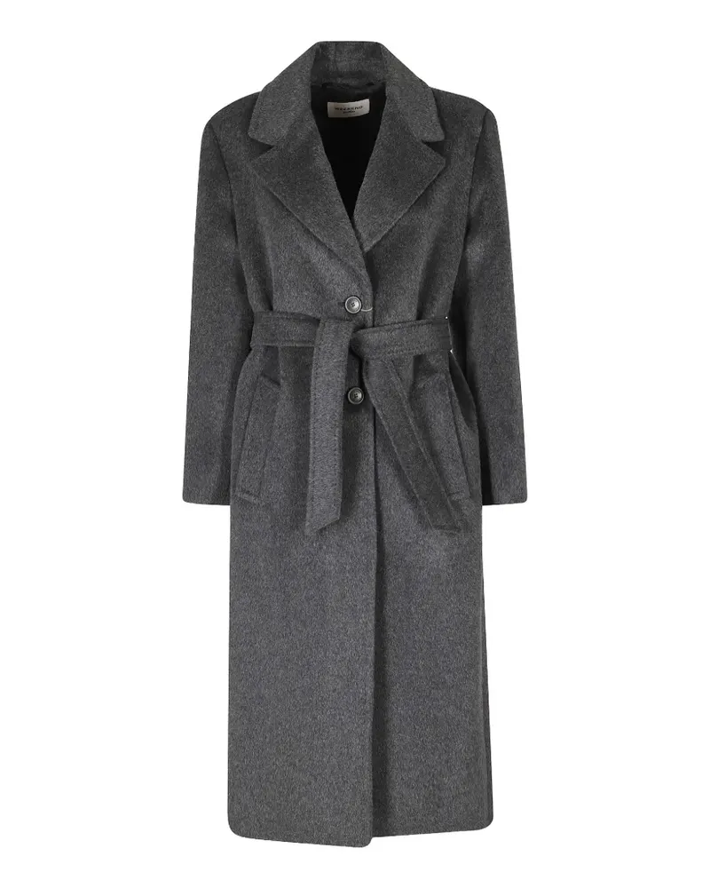 Max Mara Bronte Mantel mit Gürtel - Grau Grau