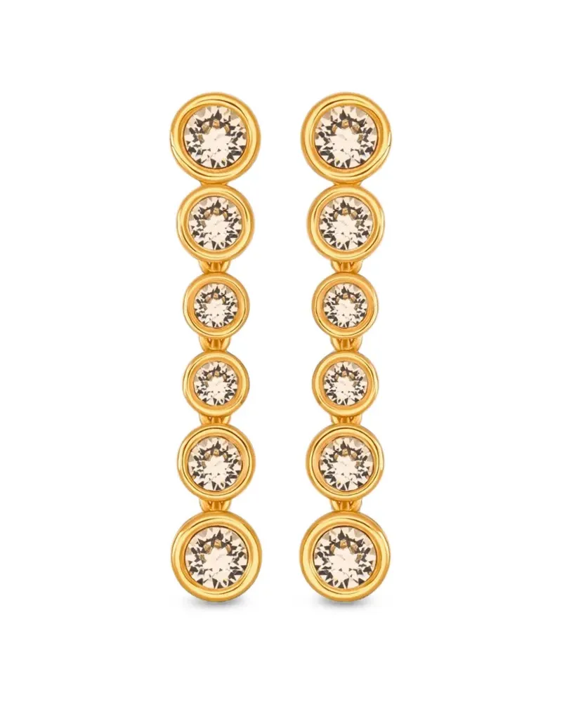 Oscar de la Renta crystal drop earrings - Gold Gold