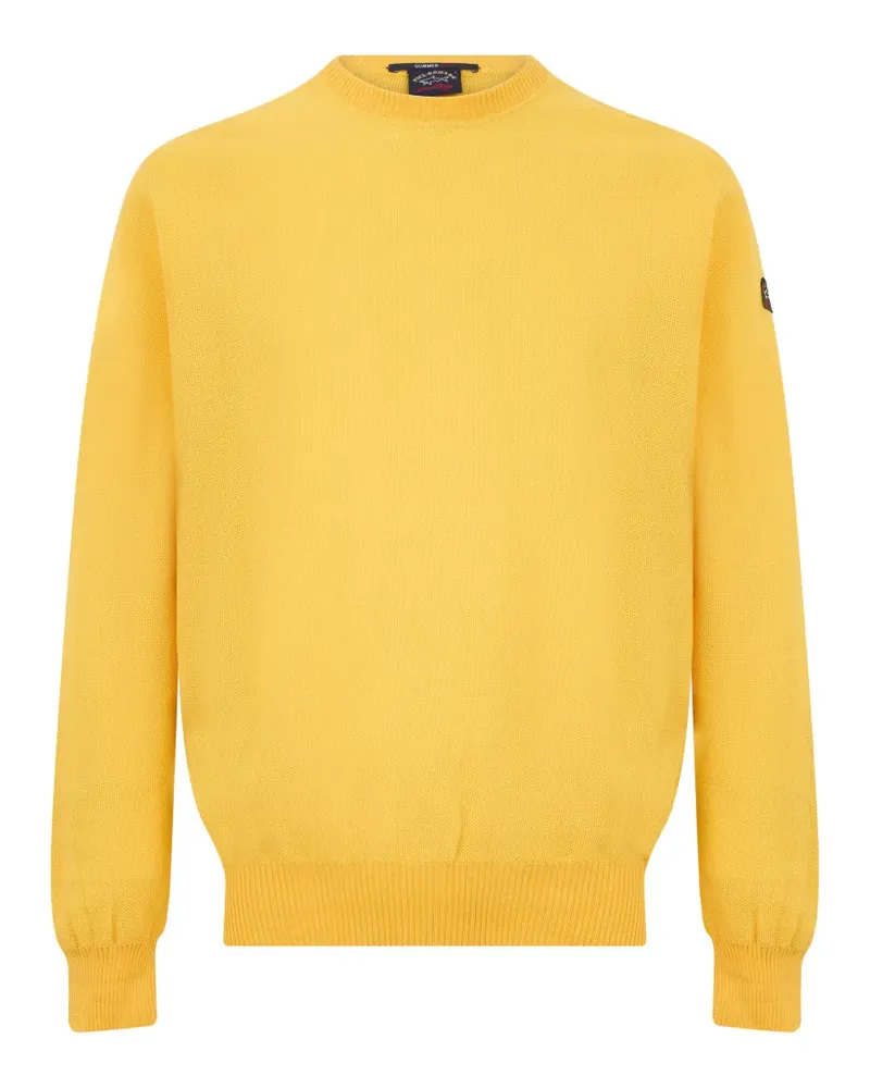 Paul & Shark crew-neck wool sweater - Gelb Gelb