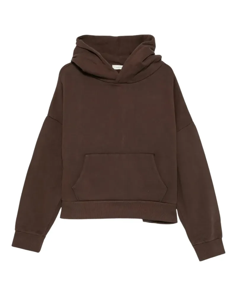 Entire Studios dropped-shoulder hoodie - Braun Braun