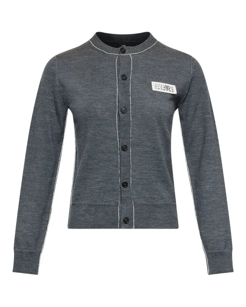 Maison Margiela Cardigan mit Knöpfen - Grau Grau