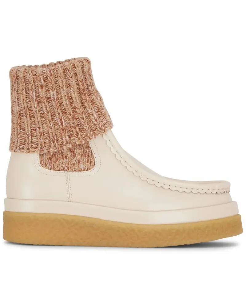 Chloé Sock-Boots - Nude Nude