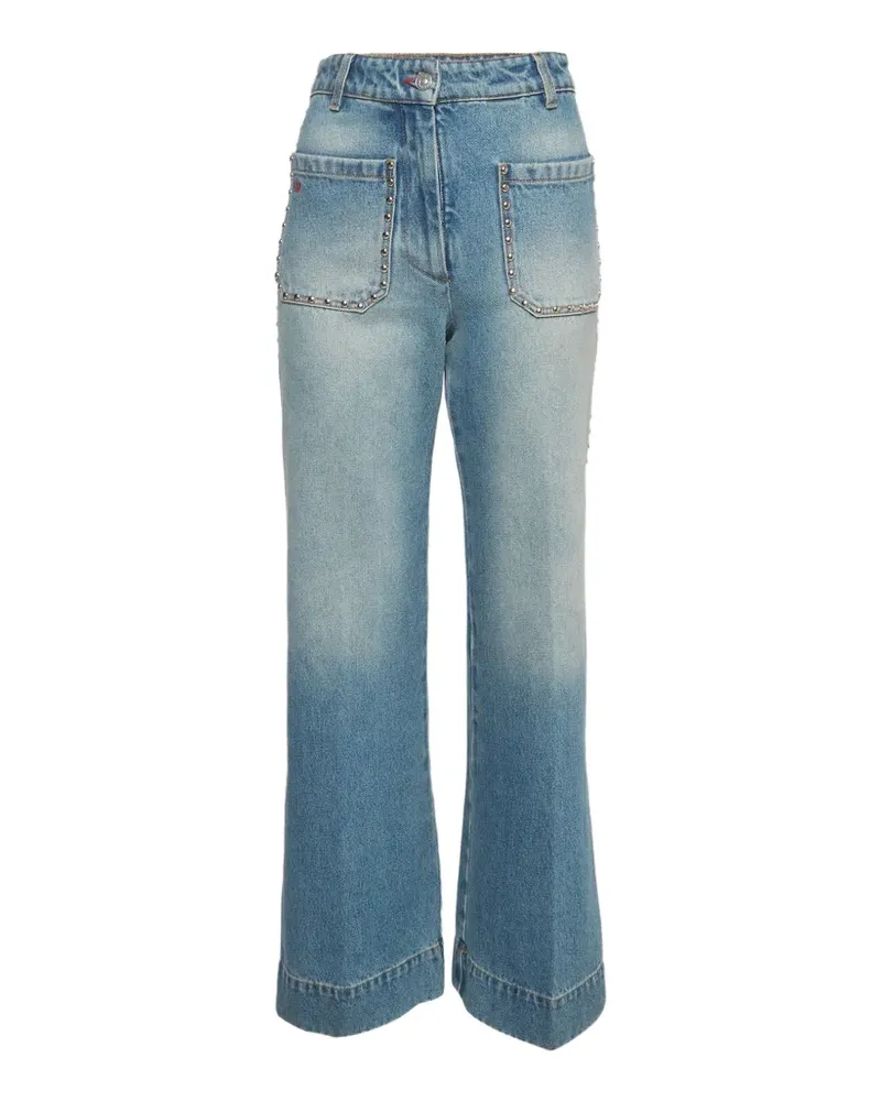 Victoria Beckham Weite Alina Jeans - Blau Blau