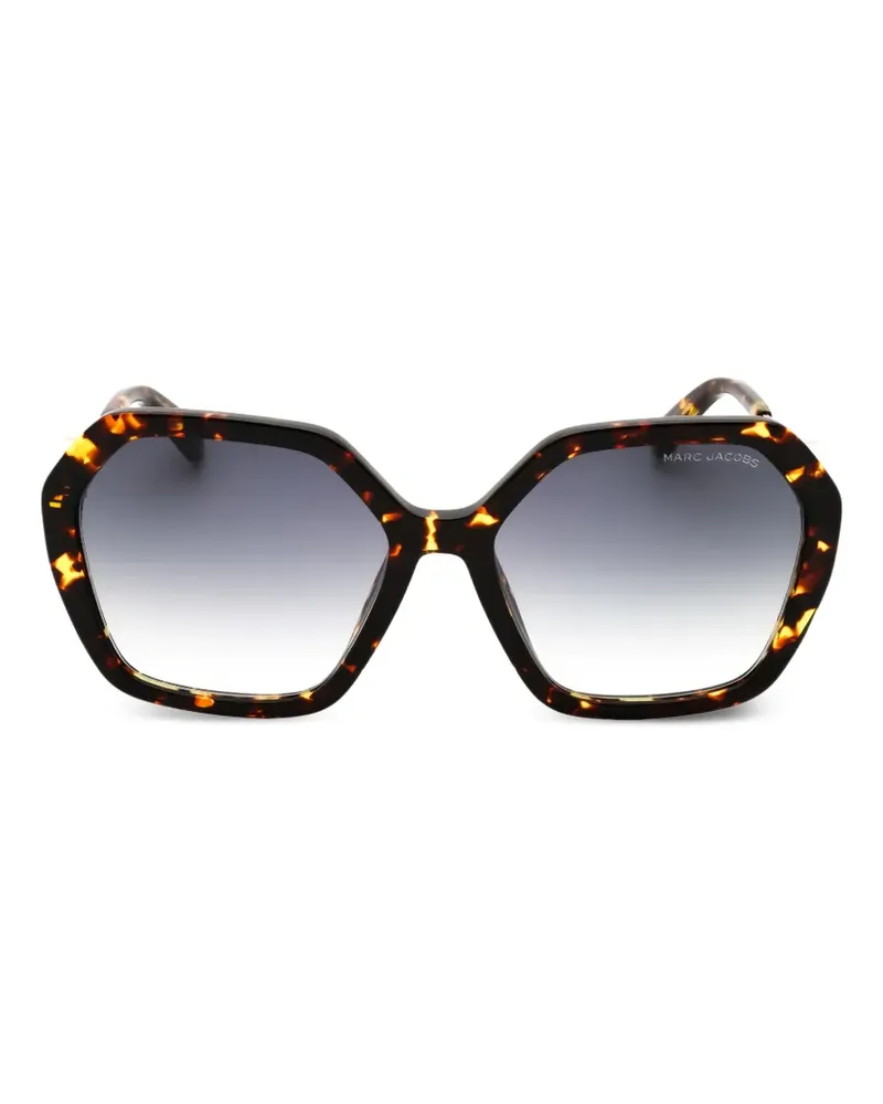 Marc Jacobs geometric-frame sunglasses - Braun Braun