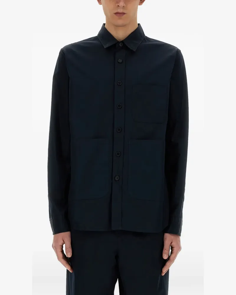 ASPESI pocket cotton shirt - Blau Blau