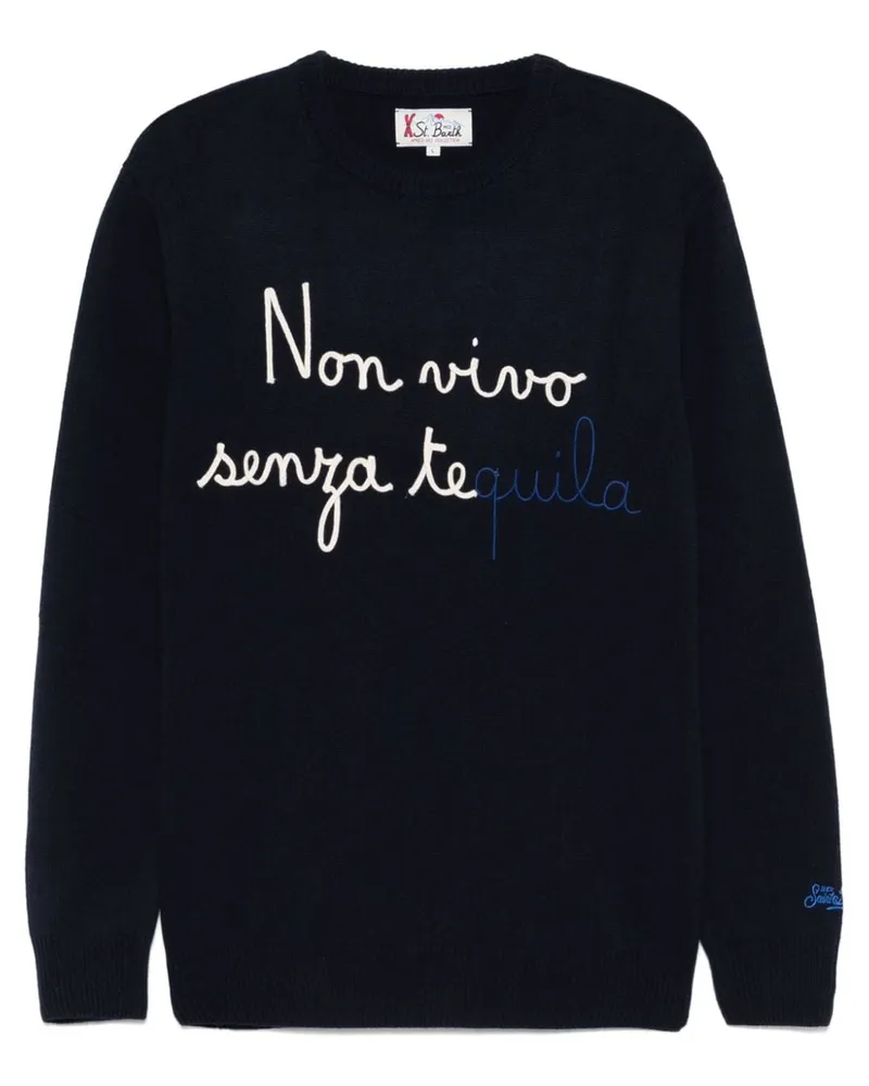 MC2 Saint Barth Heron Pullover - Blau Blau
