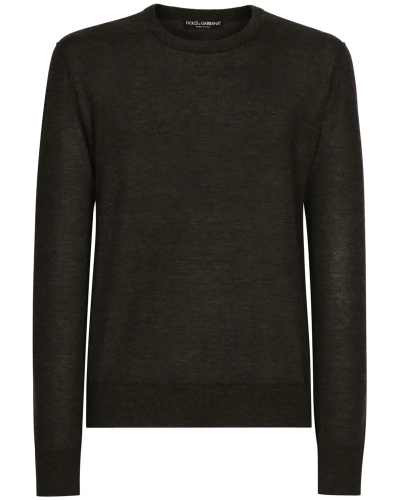 Dolce & Gabbana Kaschmirpullover mit Rundhalsausschnitt - Grau Grau