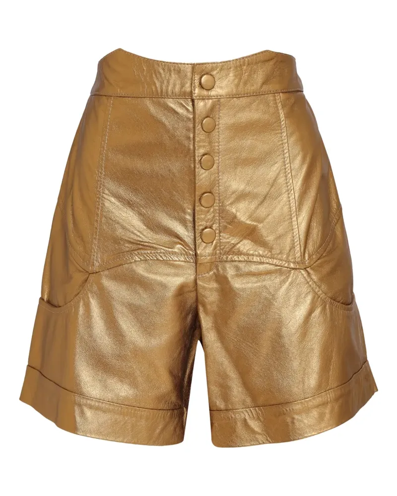 OLYMPIAH Shorts mit hohem Bund - Gold Gold
