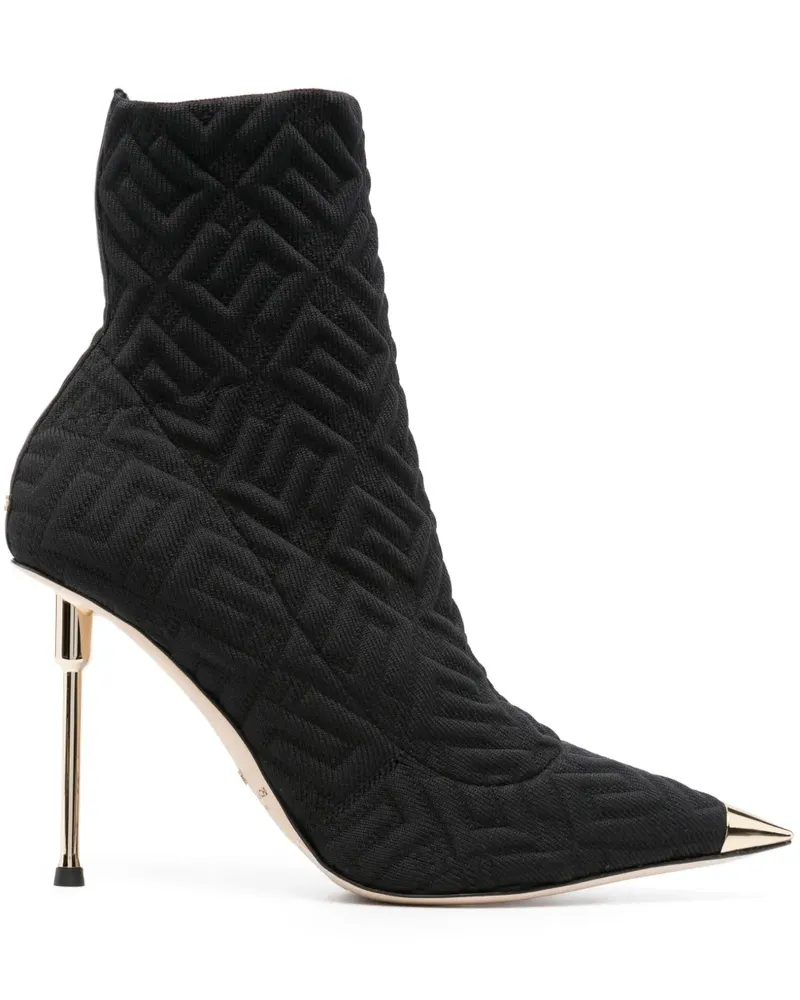 Elisabetta Franchi Gesteppte Stiefel 140mm - Schwarz Schwarz