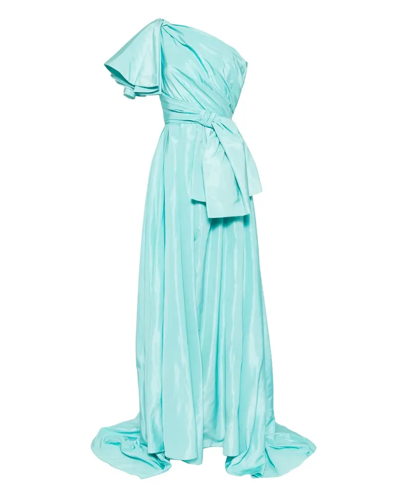 Saiid Kobeisy Kleid aus Taft - Blau Blau