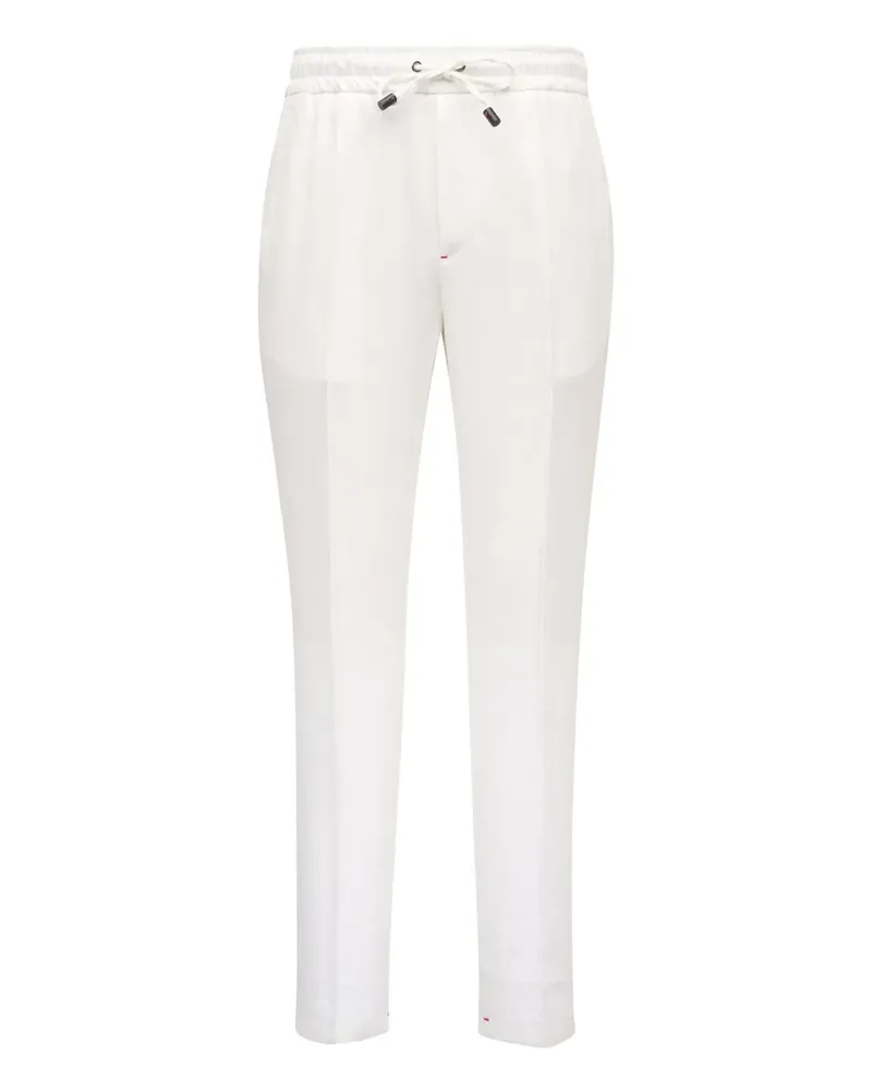 Isaia Hose mit Kordelzug - Weiß Weiß