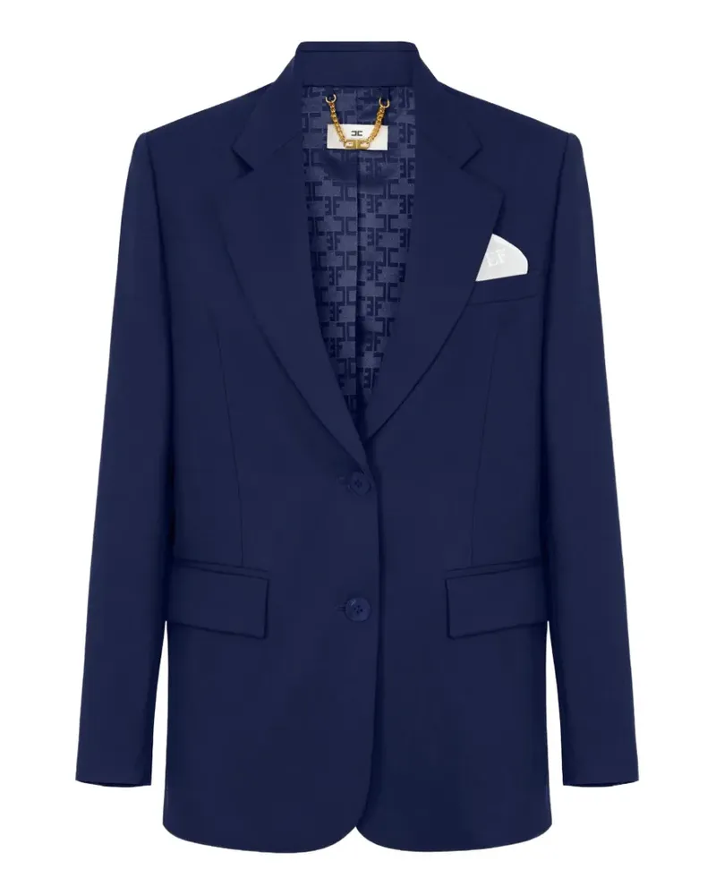 Elisabetta Franchi Jacke aus Gabardine - Blau Blau