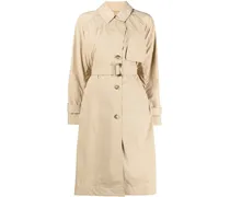 Trenchcoat mit Logo-Patch