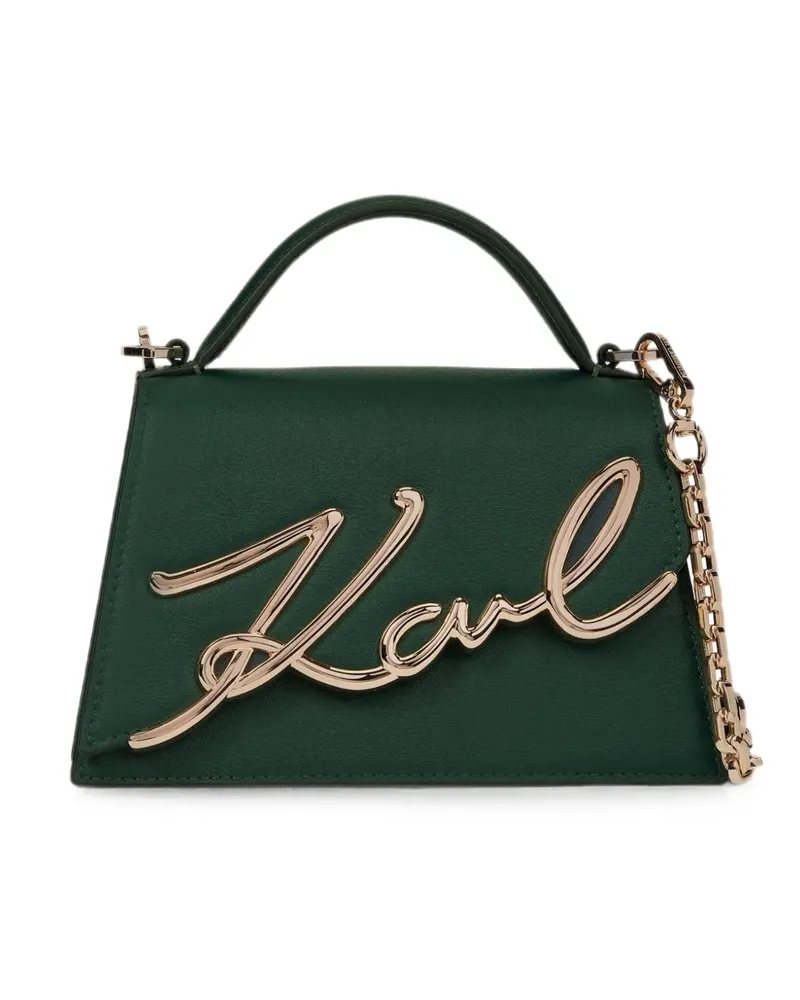 Karl Lagerfeld Kleine K/Signature Umhängetasche - Grün Grün