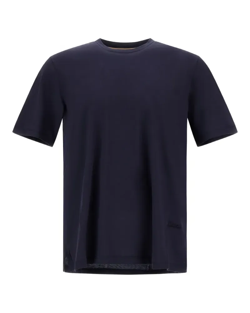 Herno Klassisches T-Shirt - Blau Blau