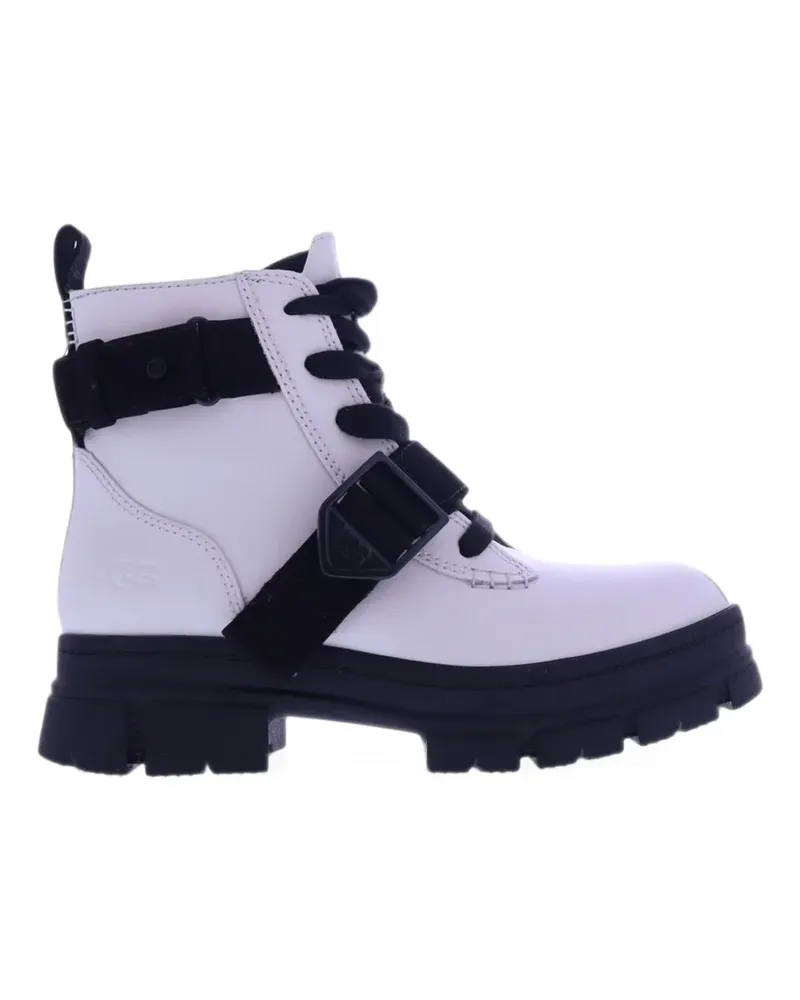 UGG Ashton lace-up combat boots - Weiß Weiß
