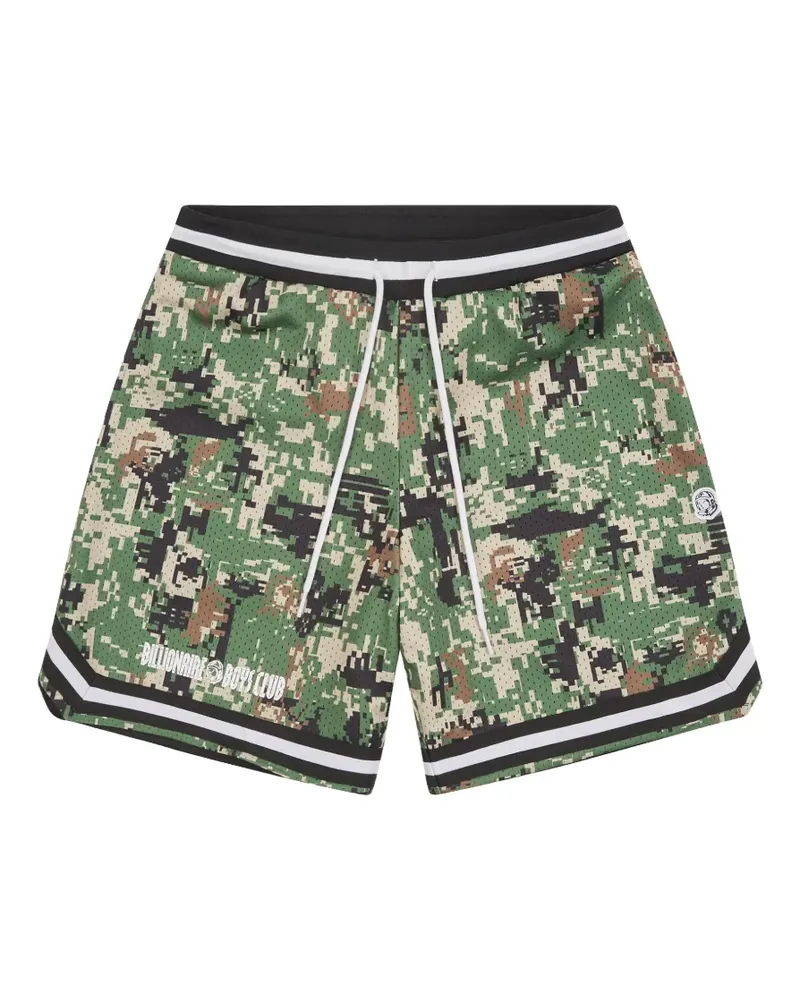 Billionaire Boys Club Shorts mit Camouflage-Print - Grün Grün