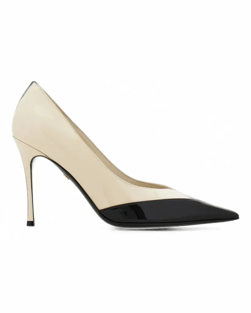 Ferragamo Pumps aus Lackleder - Nude Nude