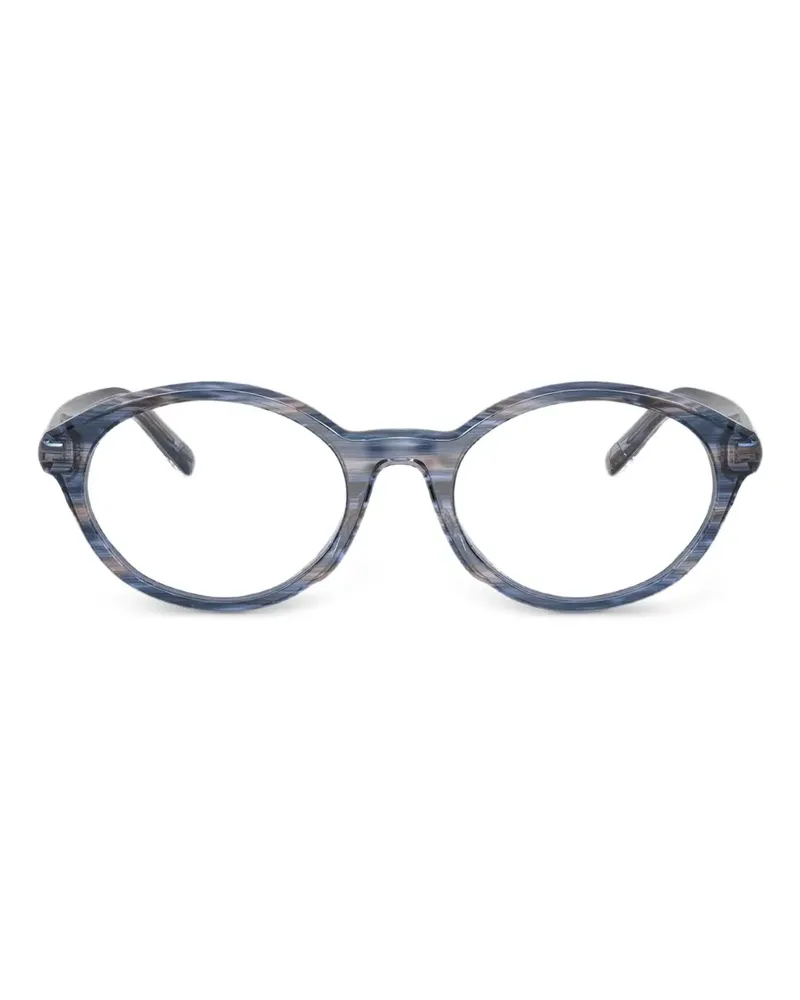 Diesel Brille mit rundem Gestell - Blau Blau