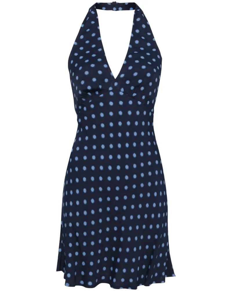 Reformation Delanie Kleid - Blau Blau