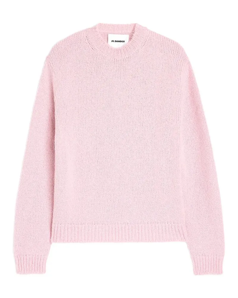Jil Sander ribbed crew-neck sweater - Rosa Rosa