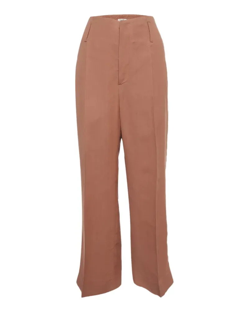 Brunello Cucinelli wide-leg cotton trousers - Braun Braun
