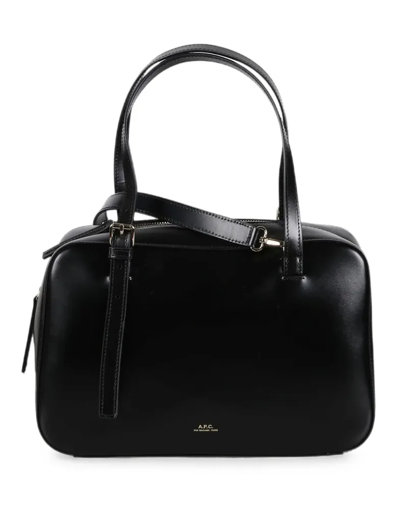 A.P.C. Virginie Box tote bag - Schwarz Schwarz
