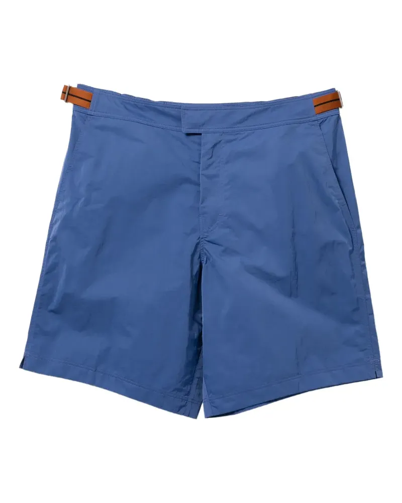 Ermenegildo Zegna buckle-fastening swim shorts - Blau Blau
