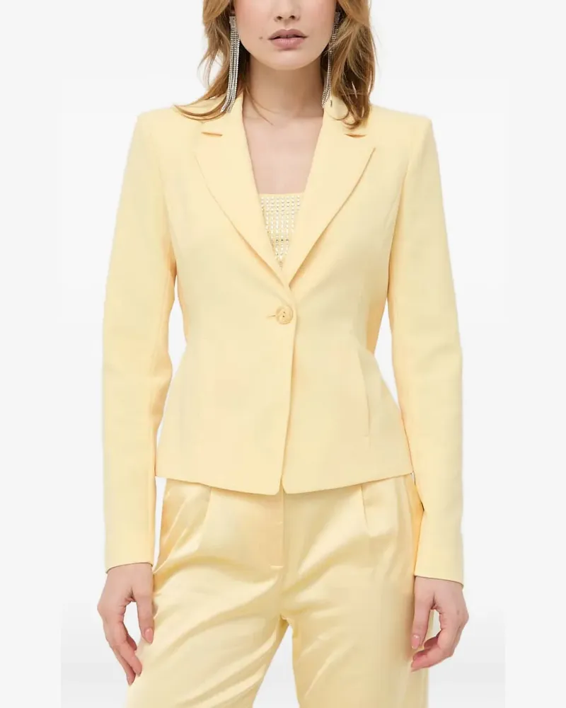 Patrizia Pepe single-breasted blazer - Gelb Gelb