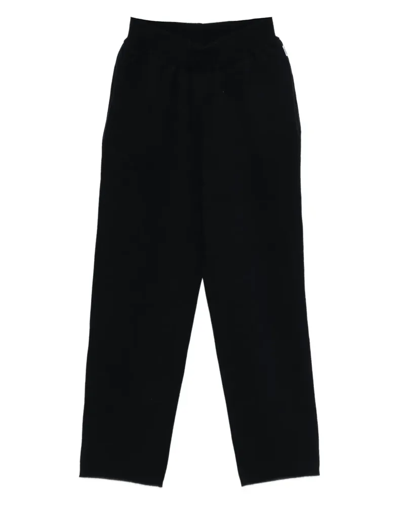 ASPESI elasticated-waist trousers - Schwarz Schwarz