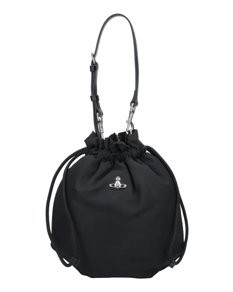 Vivienne Westwood Orb detail pouch - Schwarz Schwarz