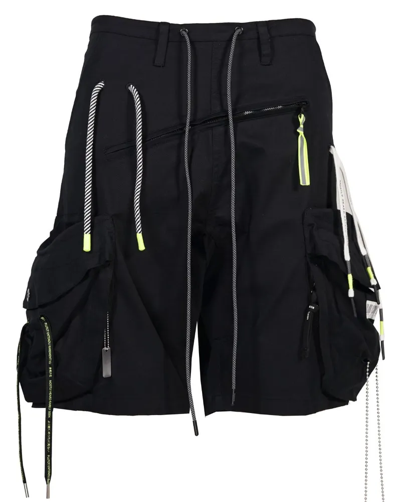 Mostly Heard Rarely Seen Cargo-Shorts mit Kordelzug - Schwarz Schwarz