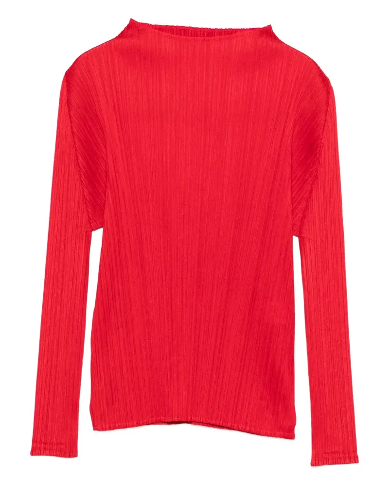Issey Miyake pleated top - Rot Rot