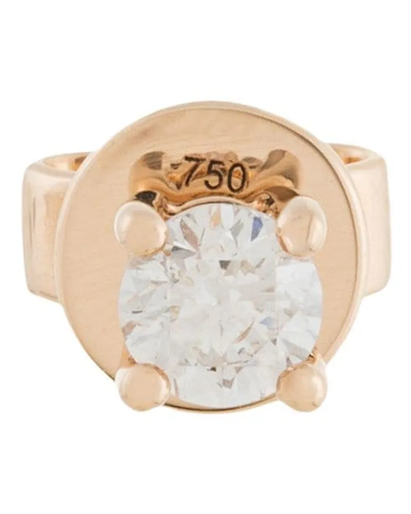 Alinka 18kt 'Natalia' Rotgoldohrstecker mit Diamanten Gold