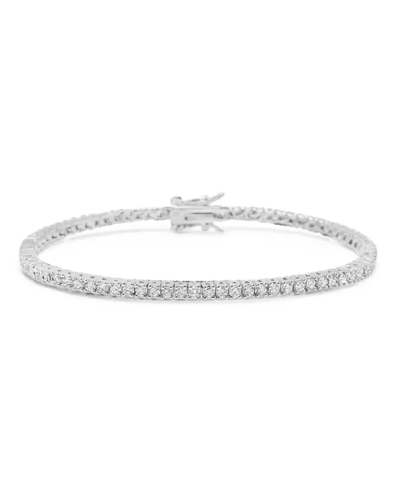 Nialaya Tennisarmbänder mit CZ-Verzierung - Silber Silber